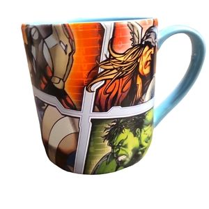 Avengers Retro Hero Grid 16oz Jumbo Ceramic Mug